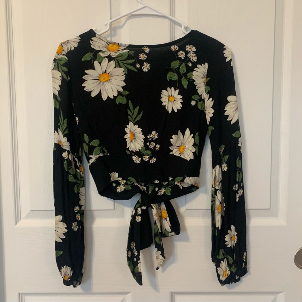 Forever 21 Long Sleeve Crop Top